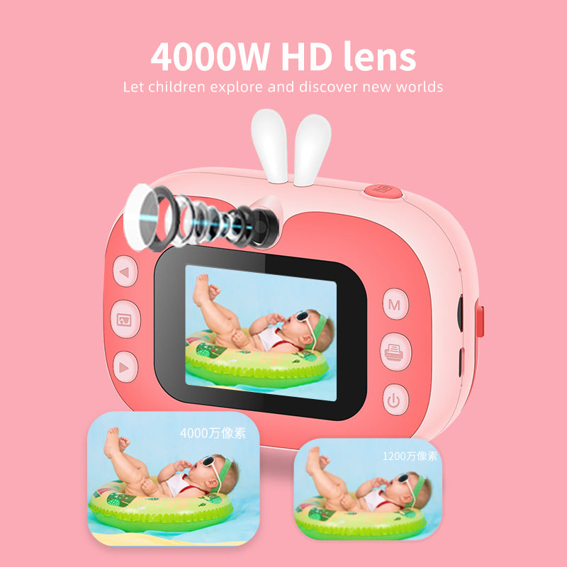 X106 Children Instant Print Camera 2.4-Inch Photo Printer with 32G Memory Card+Card Reader X106 Children Instant Print Camera 2.4-Inch Photo Printer with 32G Memory Card+Card Reader